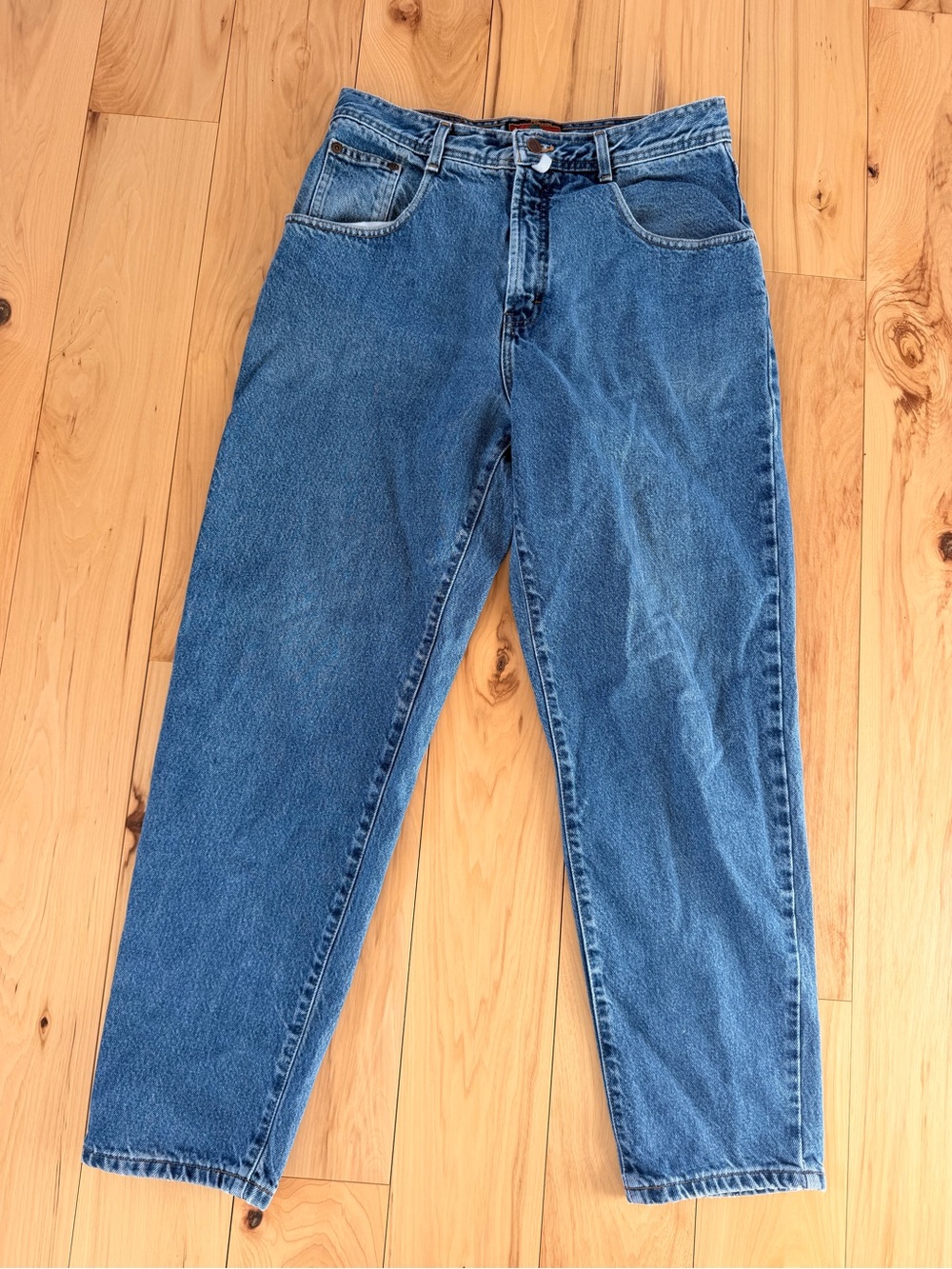 Vintage Structure Men's Light Wash Denim Jeans Size 33